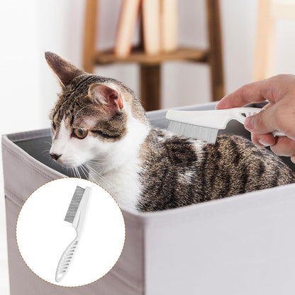 Eldraqth fine tooth grooming comb removing tear stains on pet face