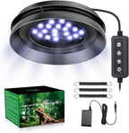 UVB Light for Reptiles with Dimming, LED UVB Light Bulb Fixture for Bearded Dragon Gecko Lizard Turtle Snake, Adjustable Brightness UVA UVB Lamp for Tropical & Desert Reptile Tank Accessories 8W Black - Image 9
