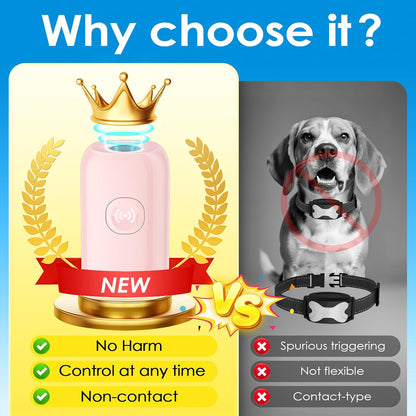 Nicuzm pet behavior correction tool in outdoor setting