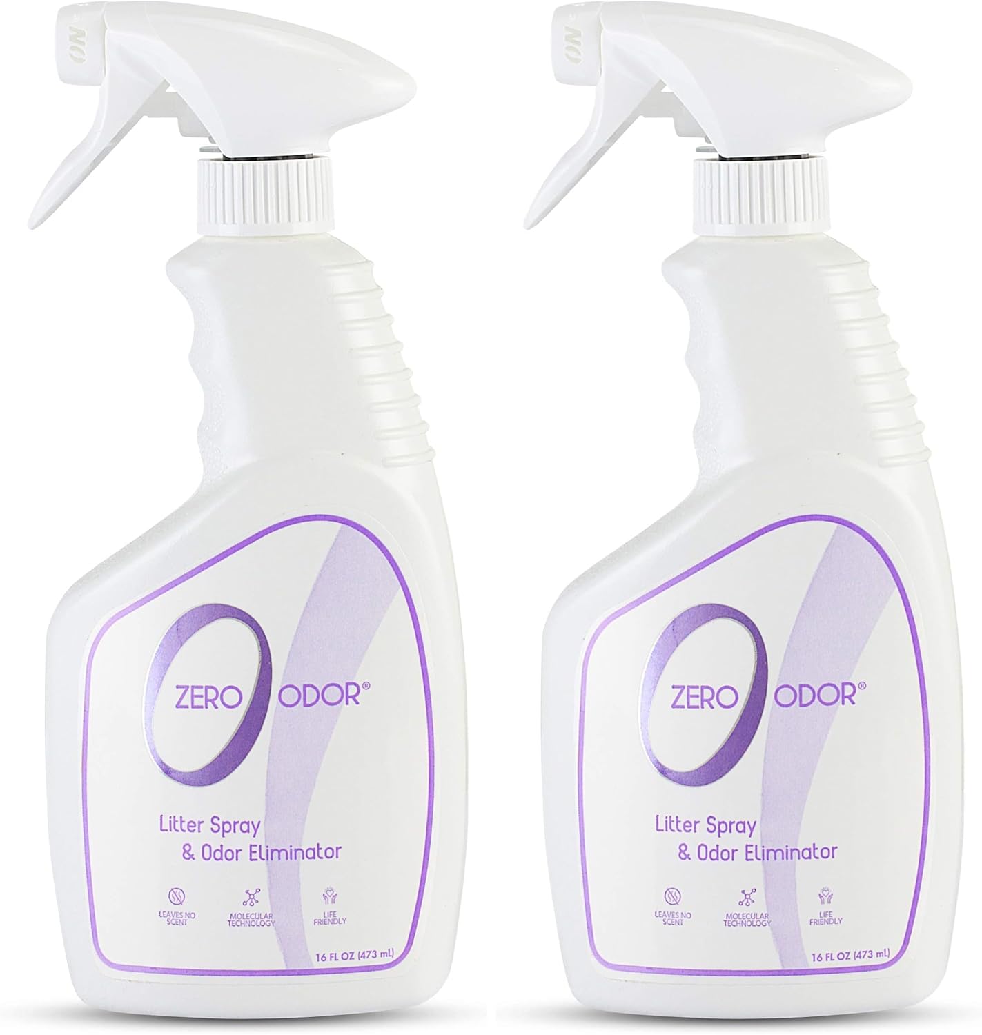 Zero Odor - Litter Odor Eliminator - Permanently Eliminate Litter Odors with Best Patented Molecular Technology - Pet Safe & Works on all types of litter, 16oz (Over 400 Sprays) - Image 9
