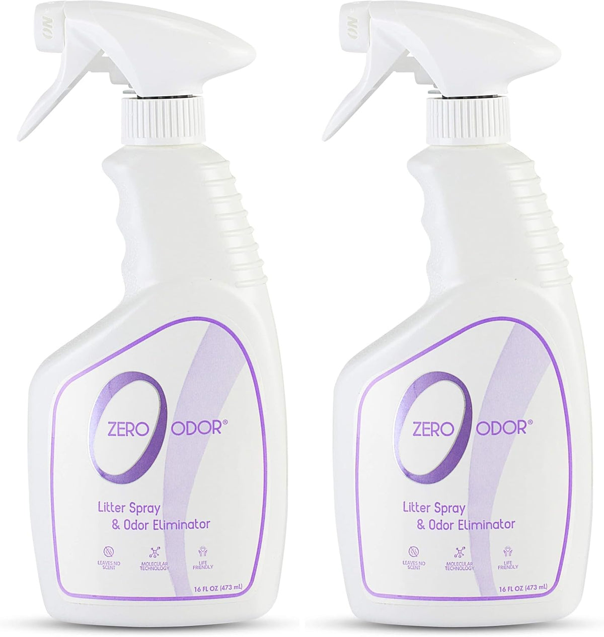 Zero Odor - Litter Odor Eliminator - Permanently Eliminate Litter Odors with Best Patented Molecular Technology - Pet Safe & Works on all types of litter, 16oz (Over 400 Sprays) - Image 9