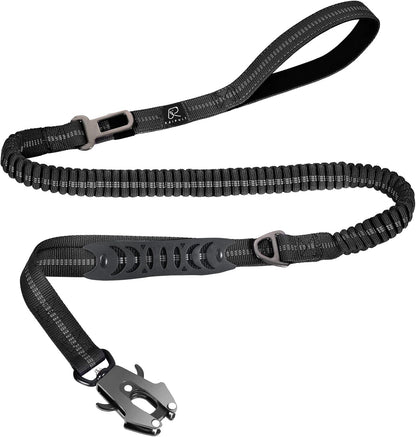 Raipult Tactical Dog Leash heavy duty shock absorbing bungee lead front view