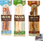 Fieldcrest Farms Nothing to Hide Natural Rawhide Alternative Rolls for Dogs - 3 Pack Bundle (Chicken, Beef, Peanut Butter) Premium Grade Easily Digestible Chews for Moderate Chewers up to 35 lbs - Image 9