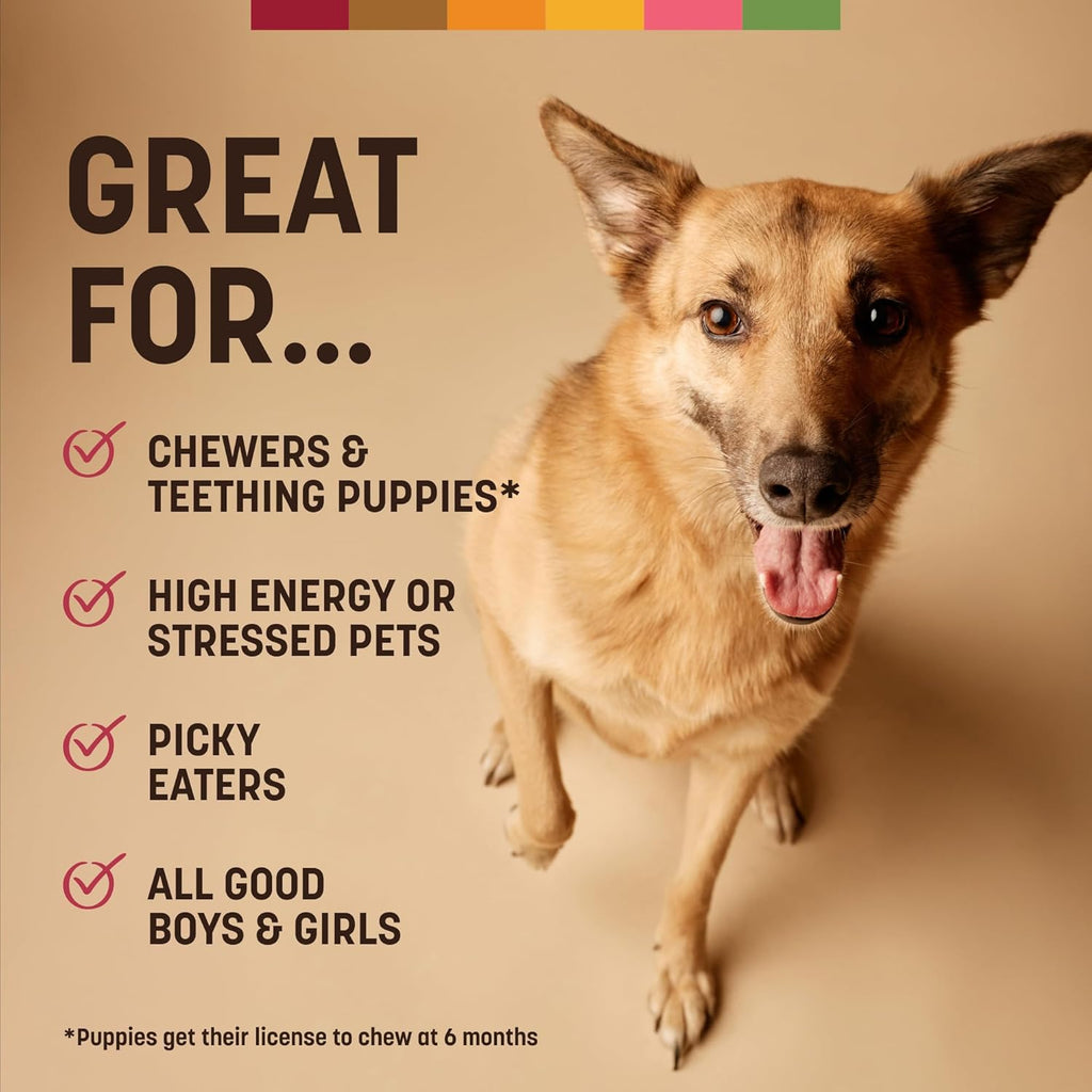 Earth Animal highly digestible alternative to rawhide premium pet food packaging