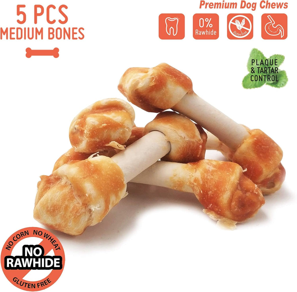 Premium dental care dog chew bones for plaque and tartar control