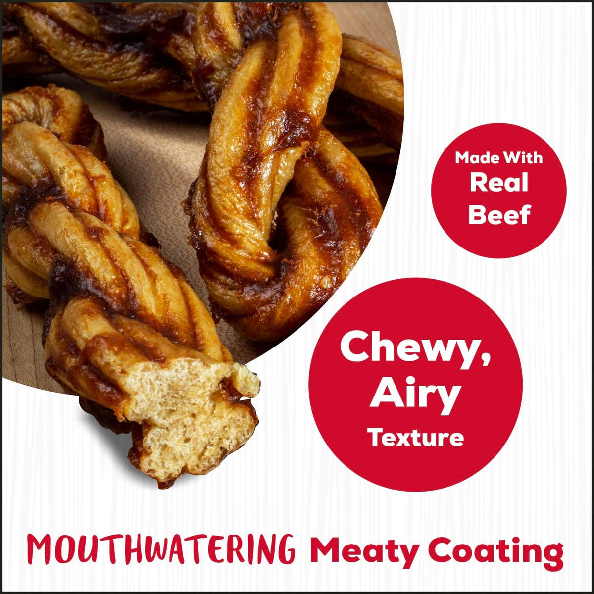 Country Kitchen dog chews 3 count package back side