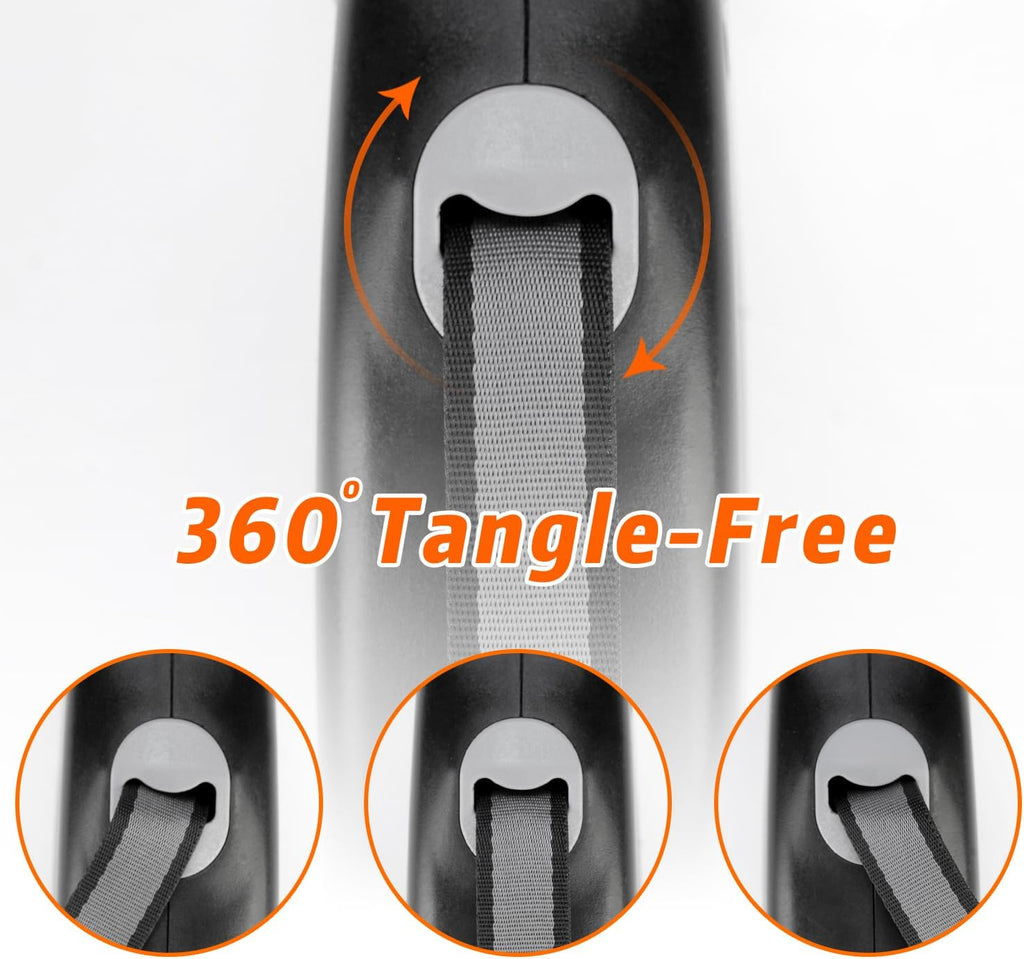 Ec.Teak leash showing tangle-free nylon tape durability