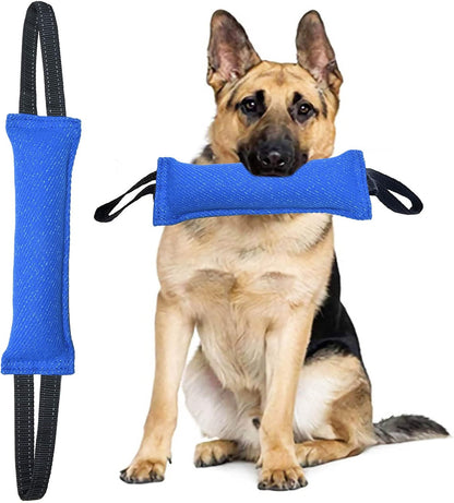 Clysoru Tug of War Dog Toy Bite with 2 Strong Handles Made of Durable Tear Resistant Strong Stitches - Image 9