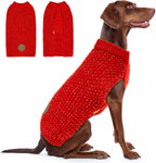 KYEESE Dog Sweater with Leash Hole Comfy Pullover Sweater Medium Size Male with Reflective Yarn Warm Pet Coats Stretchy Cozy Lightweight Thick Knitwear Dog Clothes,Grey, X-Large - Image 12