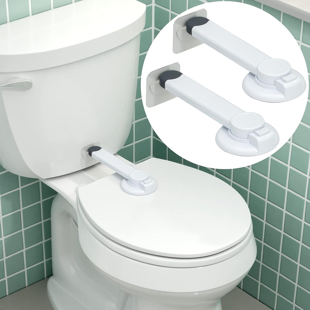Wappa Baby Toilet Lock 2 pack front view for child safety
