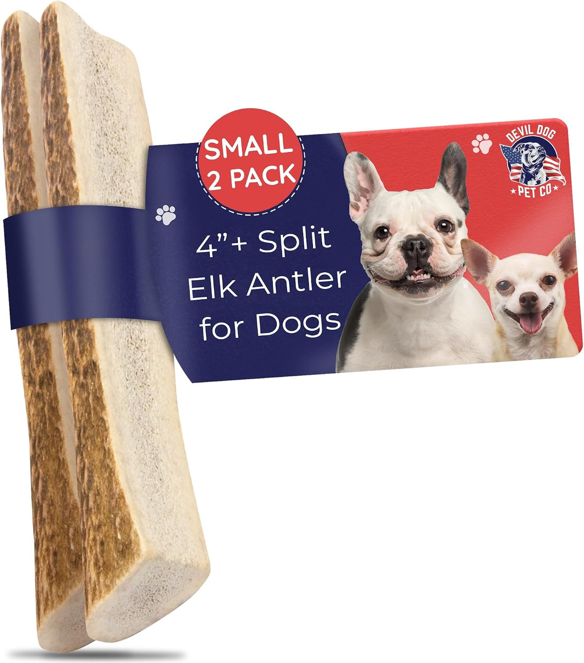 Devil Dog Pet Co. Elk Antlers for Dogs, Natural Dog Chew for Aggressive Chewers - Long Lasting and Odor Free - USA Sourced - Cleaner Teeth, Anxiety & Boredom Relief - Whole Medium 5"+ - Antler Bone - Image 11