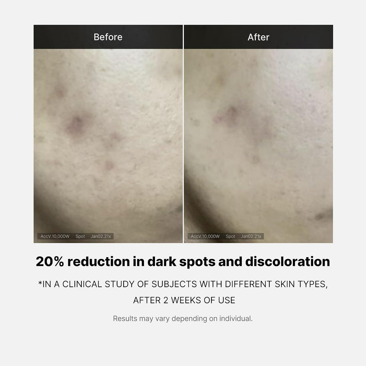 Texture demonstration of Medicube Deep Vita C serum