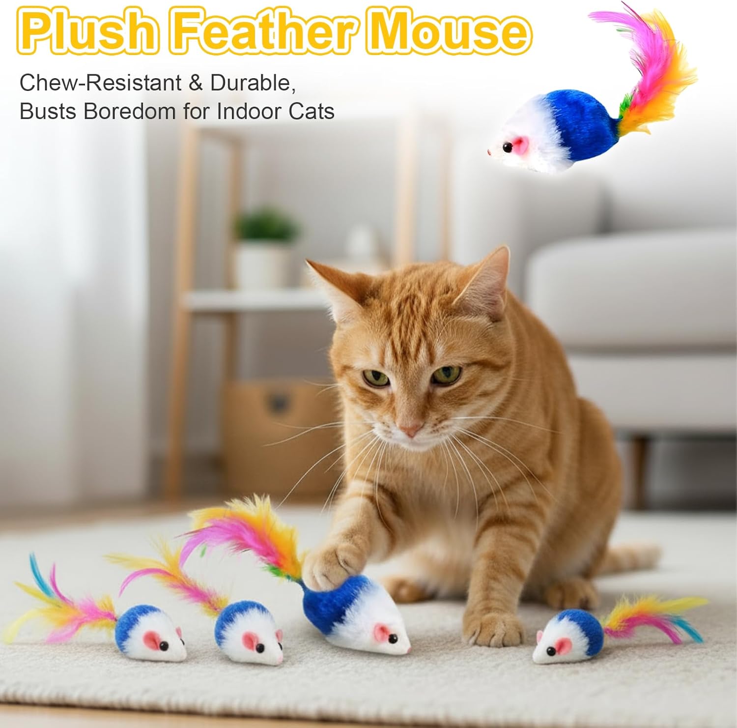 Petayouj 360 degree rotation electric pet toy illuminated with vibrant multicolor LEDs.