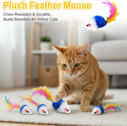 Petayouj 360 degree rotation electric pet toy illuminated with vibrant multicolor LEDs.