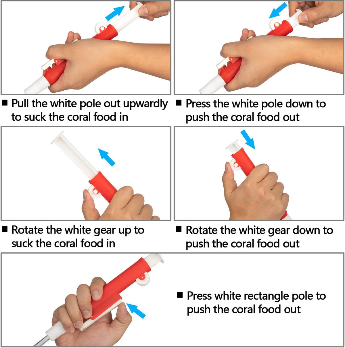 Close up of the soft silicone rubber suction nozzle and tip.