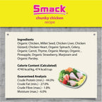 Dog eating Smack dehydrated raw food from a bowl