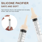 Pre-punched silicone nursing nipples included in the GLIDESMOOTH pet care solution