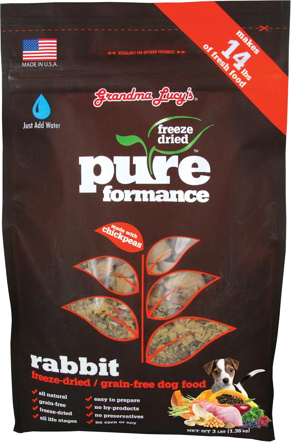 GRANDMA LUCY'S 844212 Pureformance Grain Free Chicken Food for Dogs, 10-Pound - Image 11