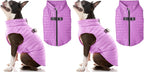 Gooby Puffer Vest - Grape, Small - Ultra Thin Zip Up Windbreaker with Dual D Ring Leash - Water Resistant Dog Sweater Coat for Small Dogs - Image 10