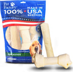 Pet Factory USA beefhide dog chew treats front view premium dog dental chews