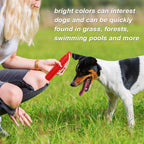 Holoras interactive retriever training bumper side angle view