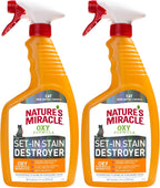 Nature's Miracle Just for Cats Oxy Stain and Odor Remover, 24 fl oz - Image 10