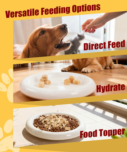 Lilsnoots freeze dried chicken treats premium pet food packaging details