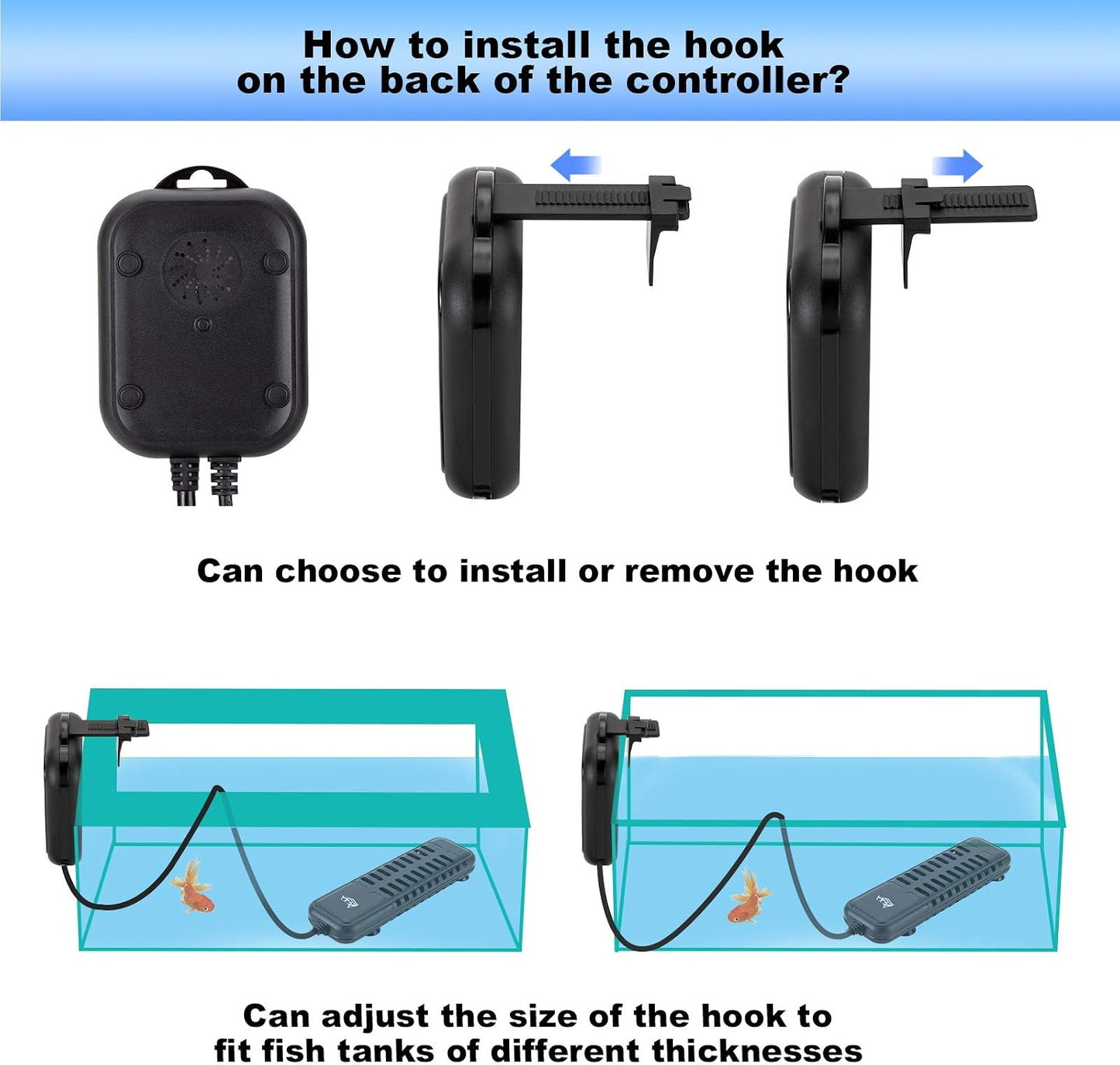 Detailed view of aquarium heater protective guard and heating coil