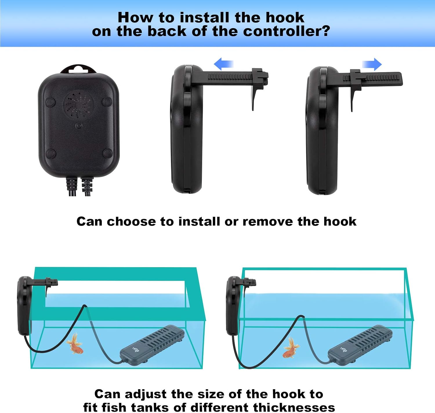 Detailed view of aquarium heater protective guard and heating coil