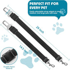 Two pack pet safety belts for car travel accessories
