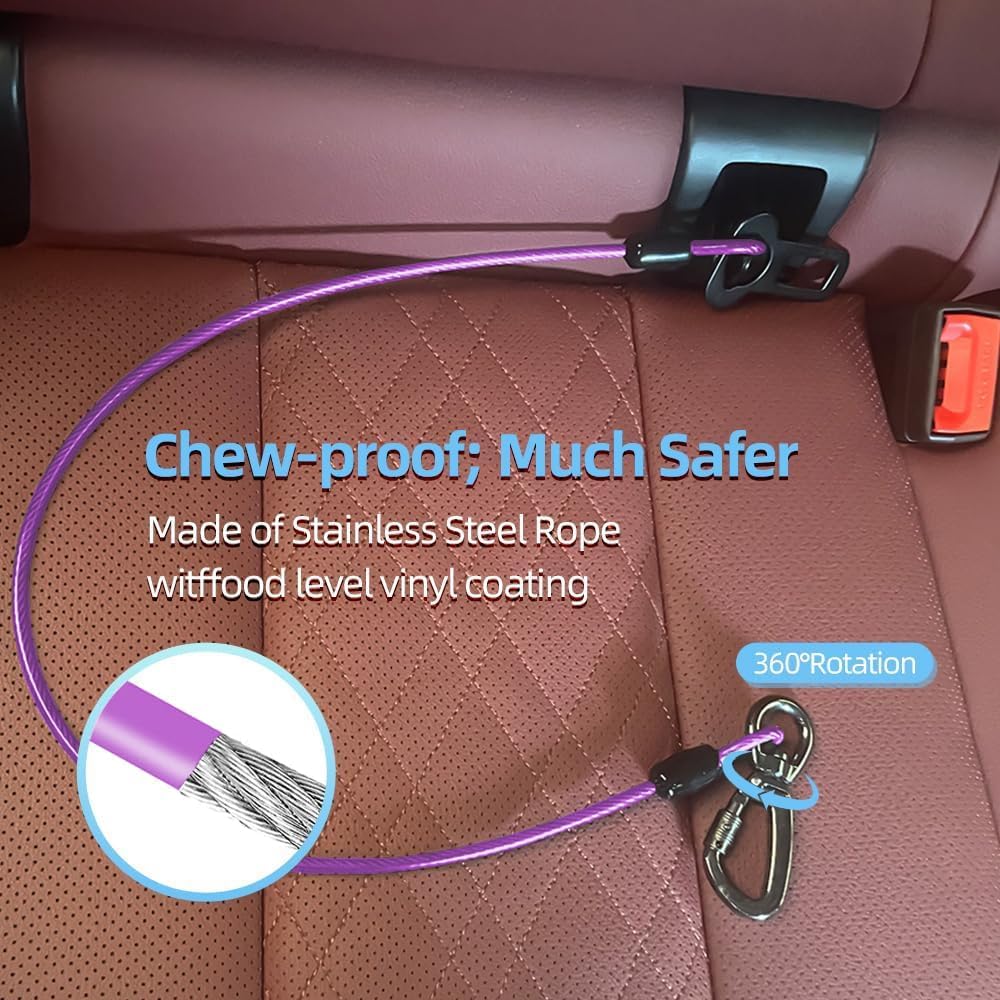 Locking carabiner mechanism on Mi Metty dog tether