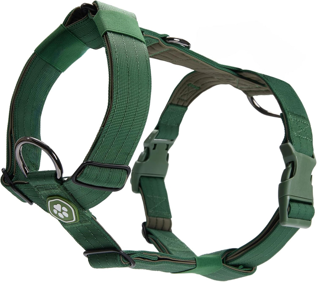 Spark Paws No Pull Dog Harness with Handle for Large Dogs, Heavy Duty Dog Harness for Big Strong Breeds, Adjustable, Y Shaped Padded Halter Design with Front Clip - 90s Retro - M - Image 15