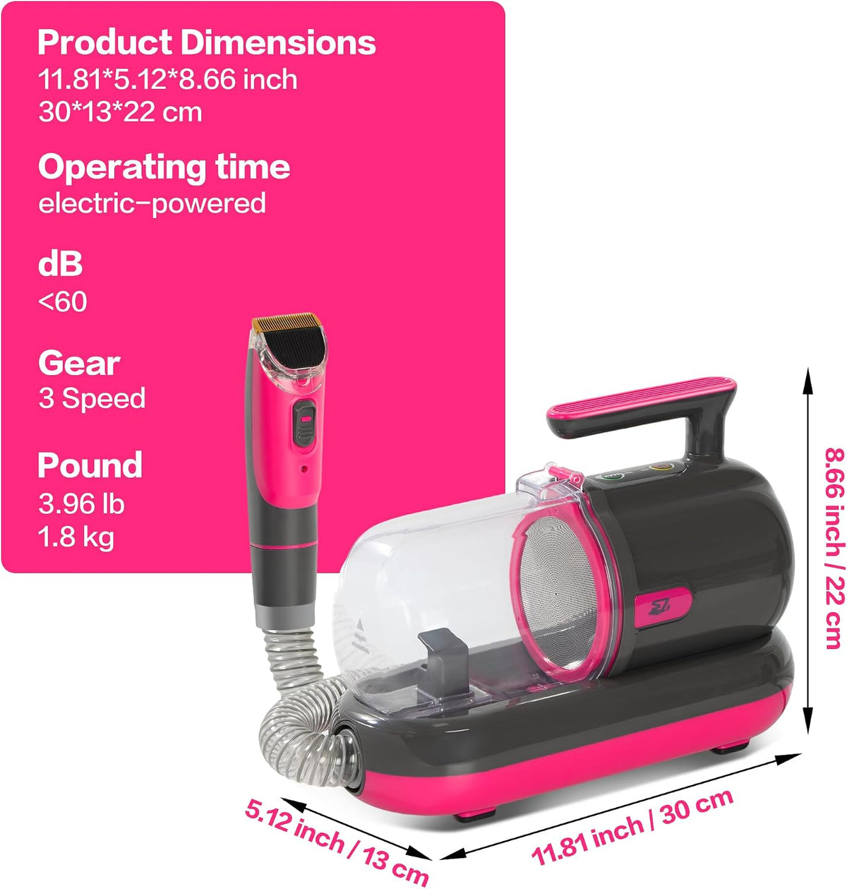 All-in-one premium dog grooming kit storage bag and accessories pack