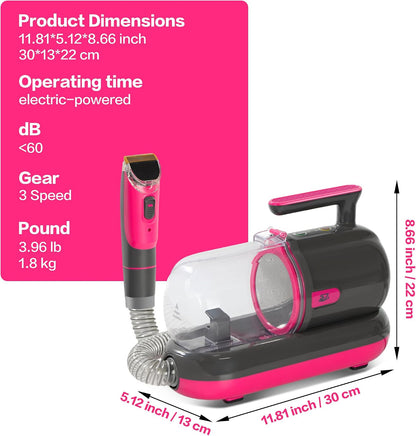 All-in-one premium dog grooming kit storage bag and accessories pack