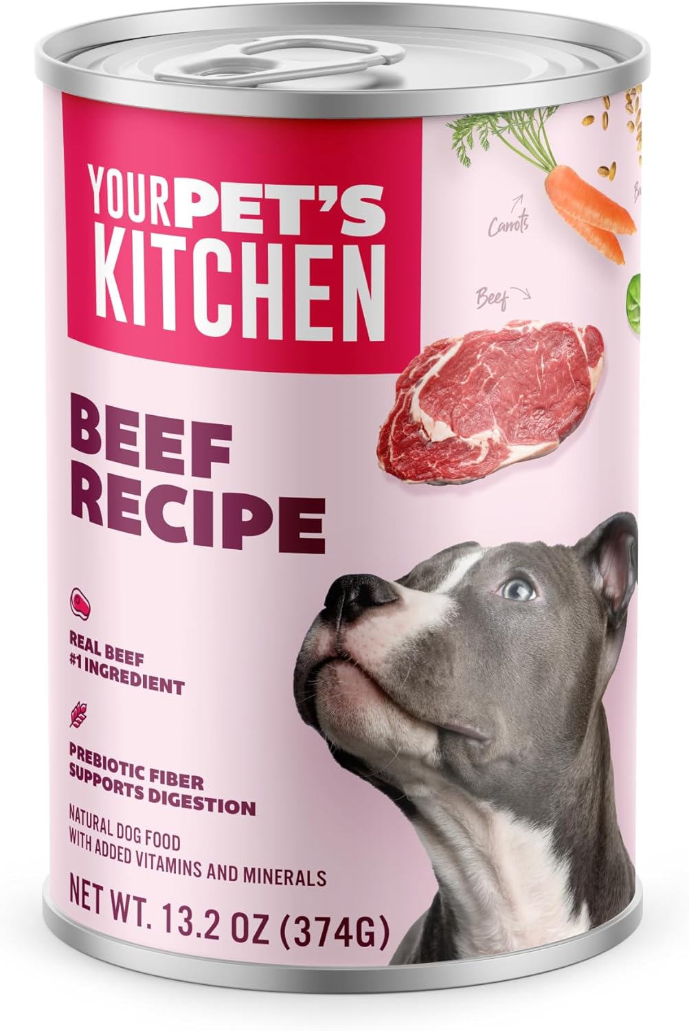Your Pet's Kitchen Wet Dog Food, Chicken Pot Pie - Real Chicken, Slow Simmered Pt, Grain-Free - 13.2 oz Cans (Pack of 6), Made in USA, Complete & Balanced - Image 14