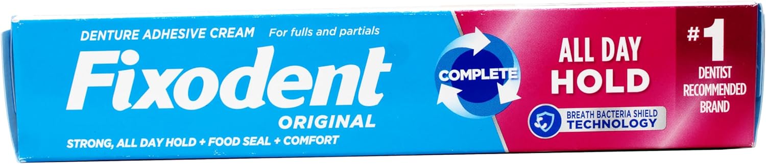 Fixodent Complete Original Denture Adhesive Cream 2.4 Oz - Image 2