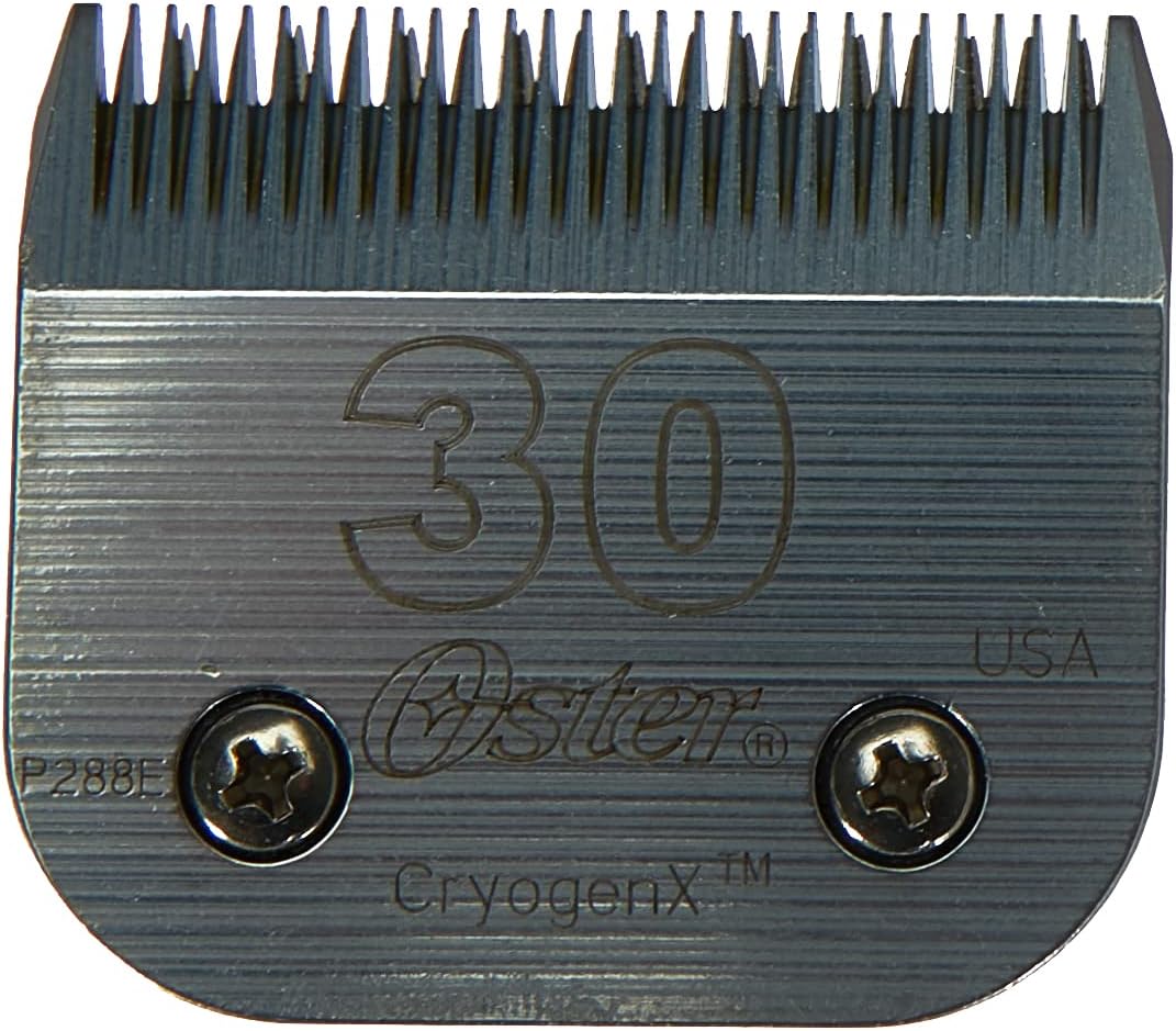 Oster CryogenX titanium coated pet grooming blade full view