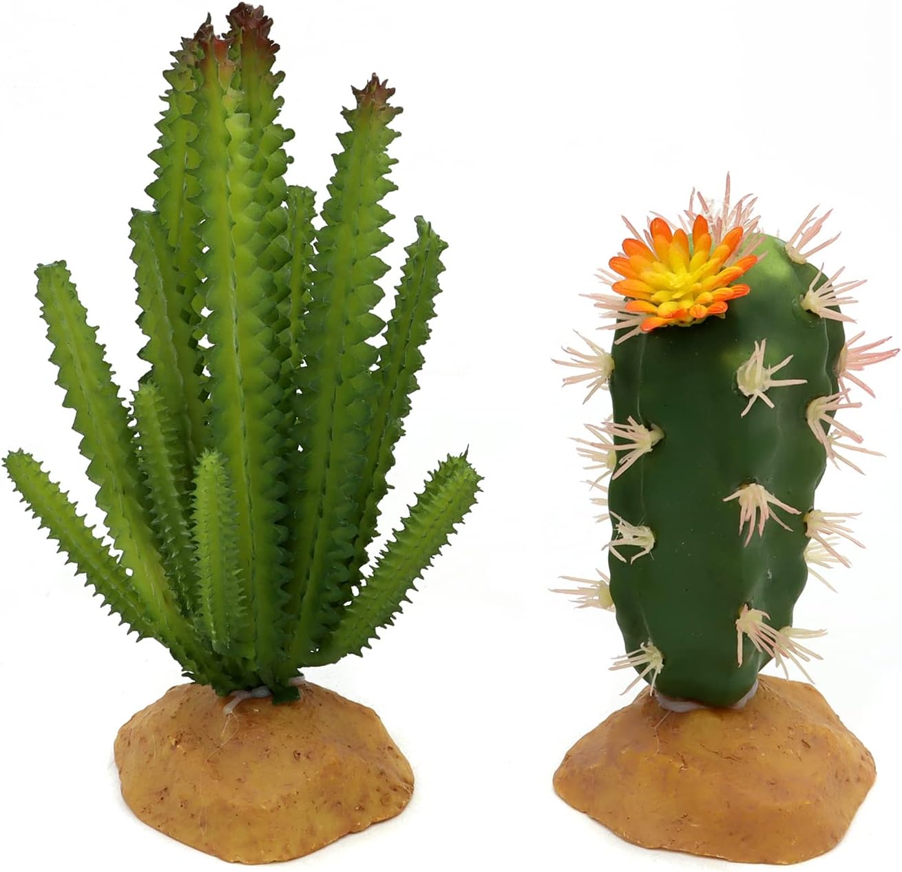Close up view of Jihaqua artificial desert plant textures