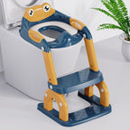 Bonbay toddler potty training seat with step stool ladder front view for western toilet training