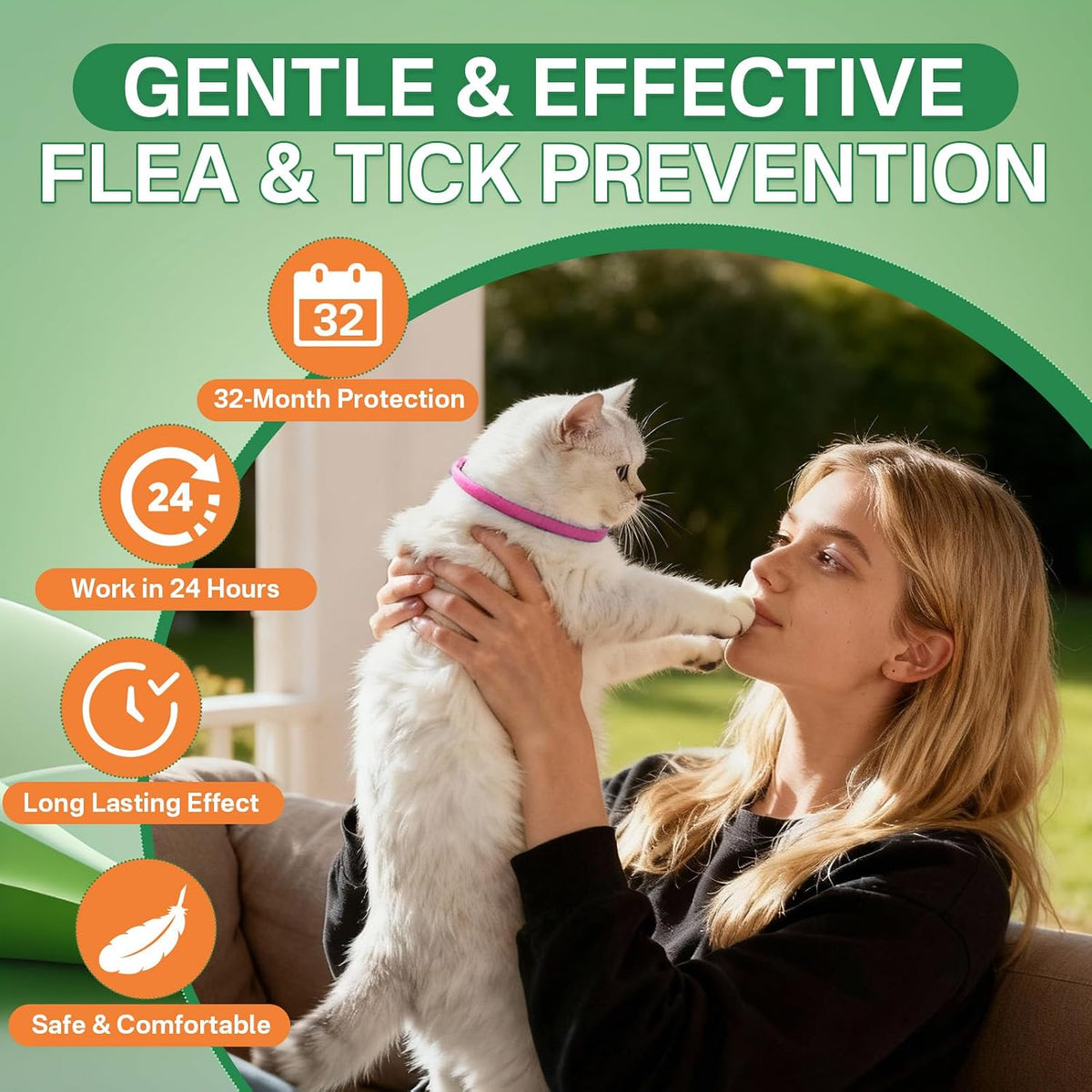 Puyrzoe flea and tick prevention collar for kittens