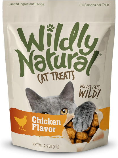 Wildly Natural Cat Treats, Low Calorie Cat Treats, No Grains, Healthy Snacks Made with Natural Ingredients, Kitten Essentials, High Protein Snack, Tuna Flavor, 2.5 oz - Image 9
