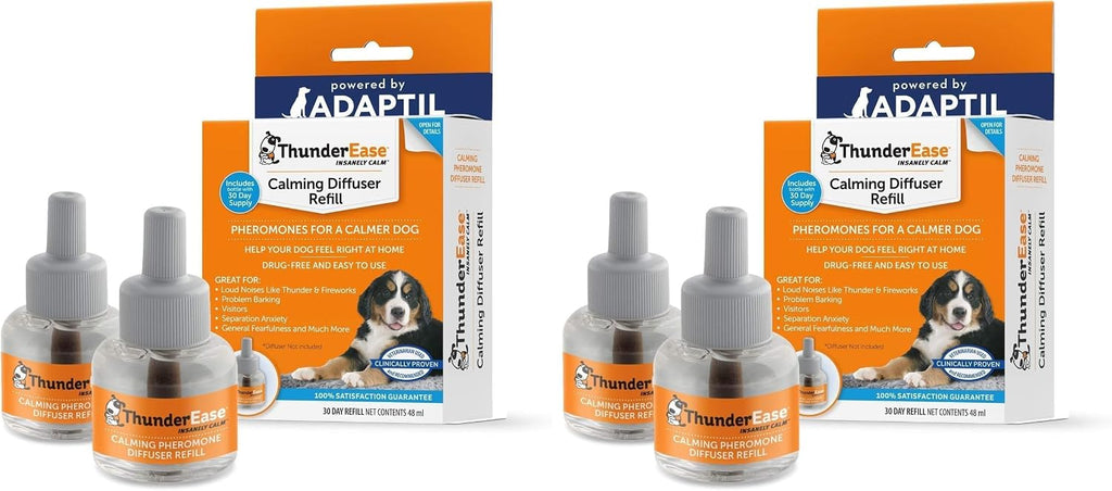 ThunderEase Dog Calming Pheromone Diffuser Refill | Powered by ADAPTIL | Vet Recommended to Relieve Separation Anxiety, Stress Barking and Chewing, and The Fear of Fireworks and Thunderstorms (30 Day - Image 10
