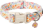 Metal D-ring detail on Aring Pet puppy collar