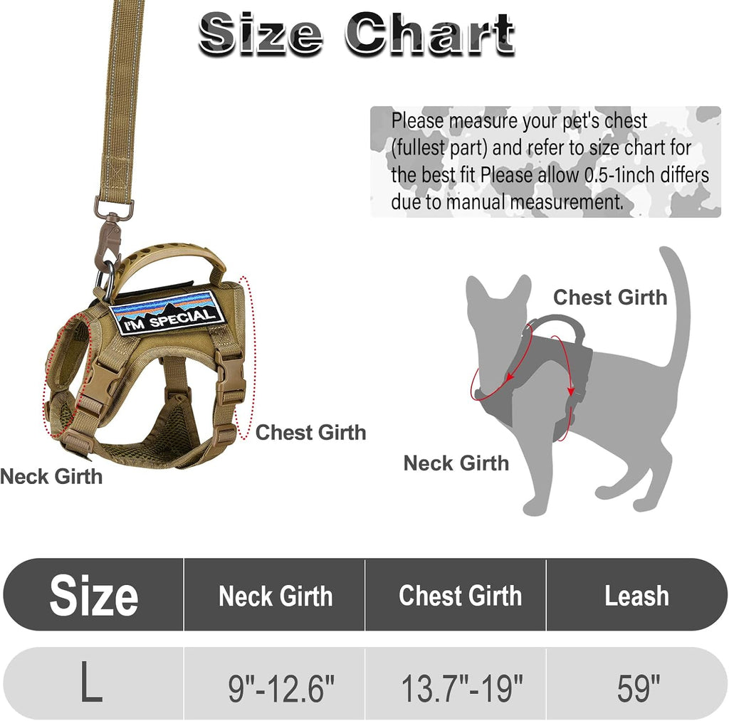 Nanappice khaki tactical vest showcasing two finger fit clearance spacing