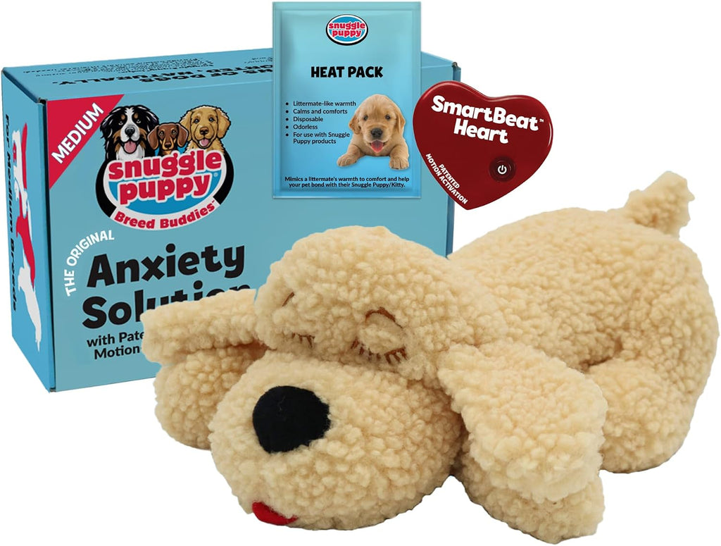 Comparison of Snuggle Puppie biscuit toy for crate training