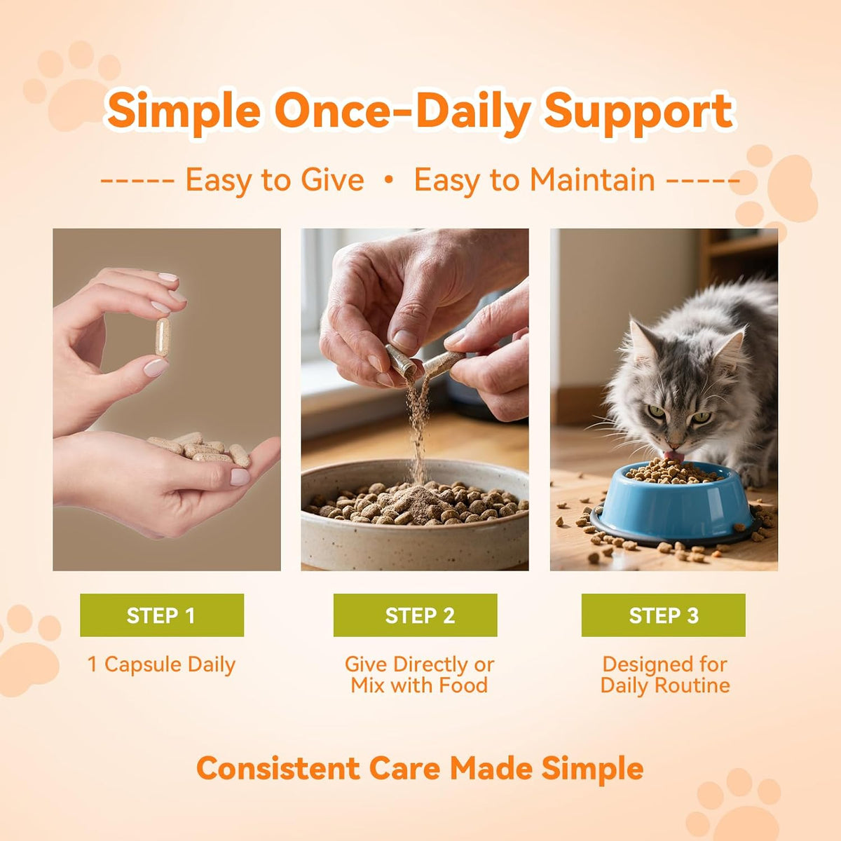 Puainta hairball control supplement for cats imported directly from the United States.