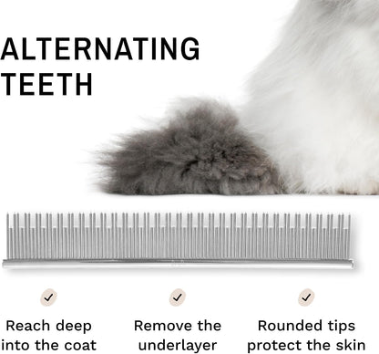 Professional grooming tool for long haired cat breeds