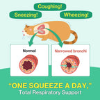 Doctor By feline sneezing and asthma treatment lickable formula single sachet closeup