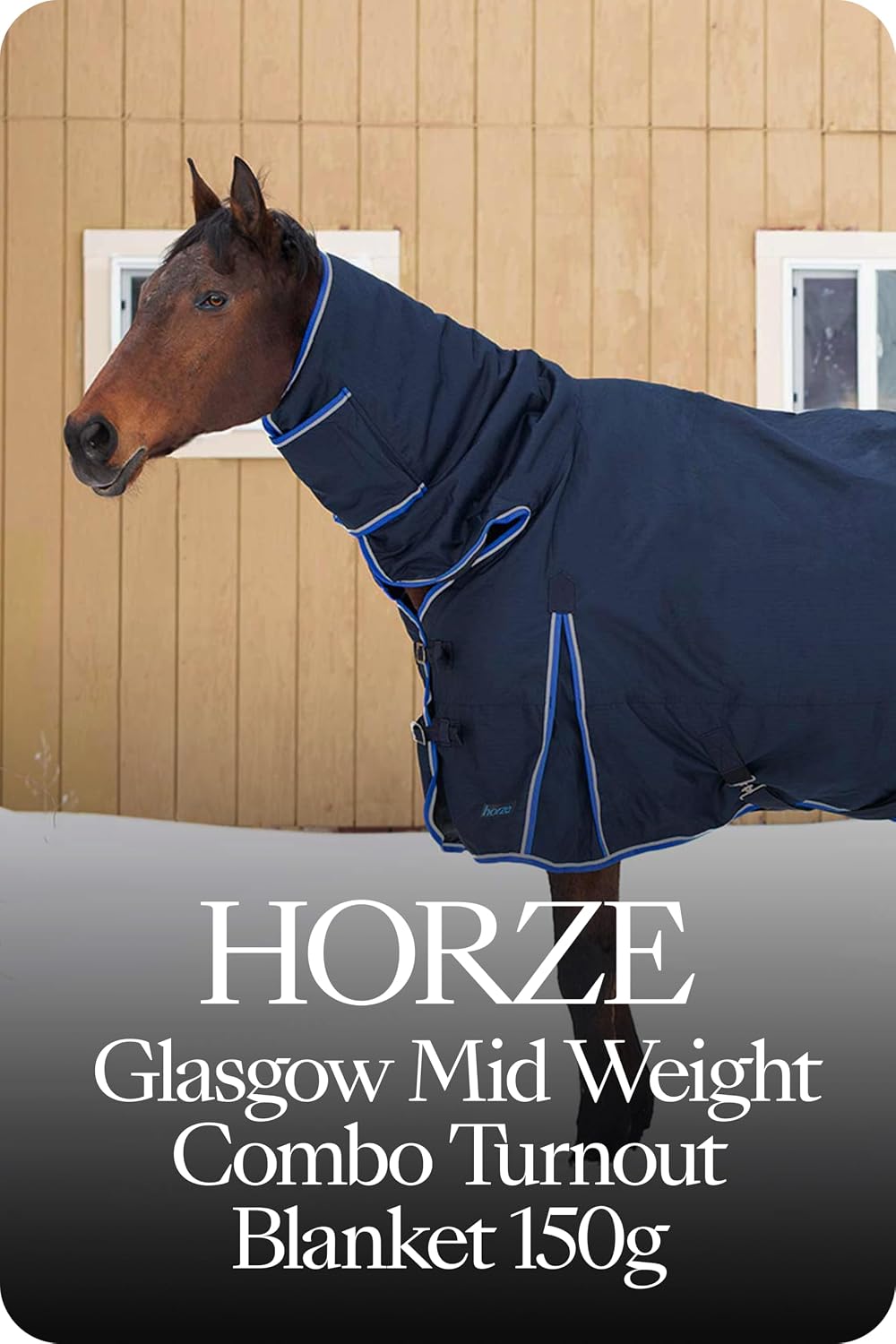 Horze Glasgow equestrian winter gear packaging showing authentic product tags