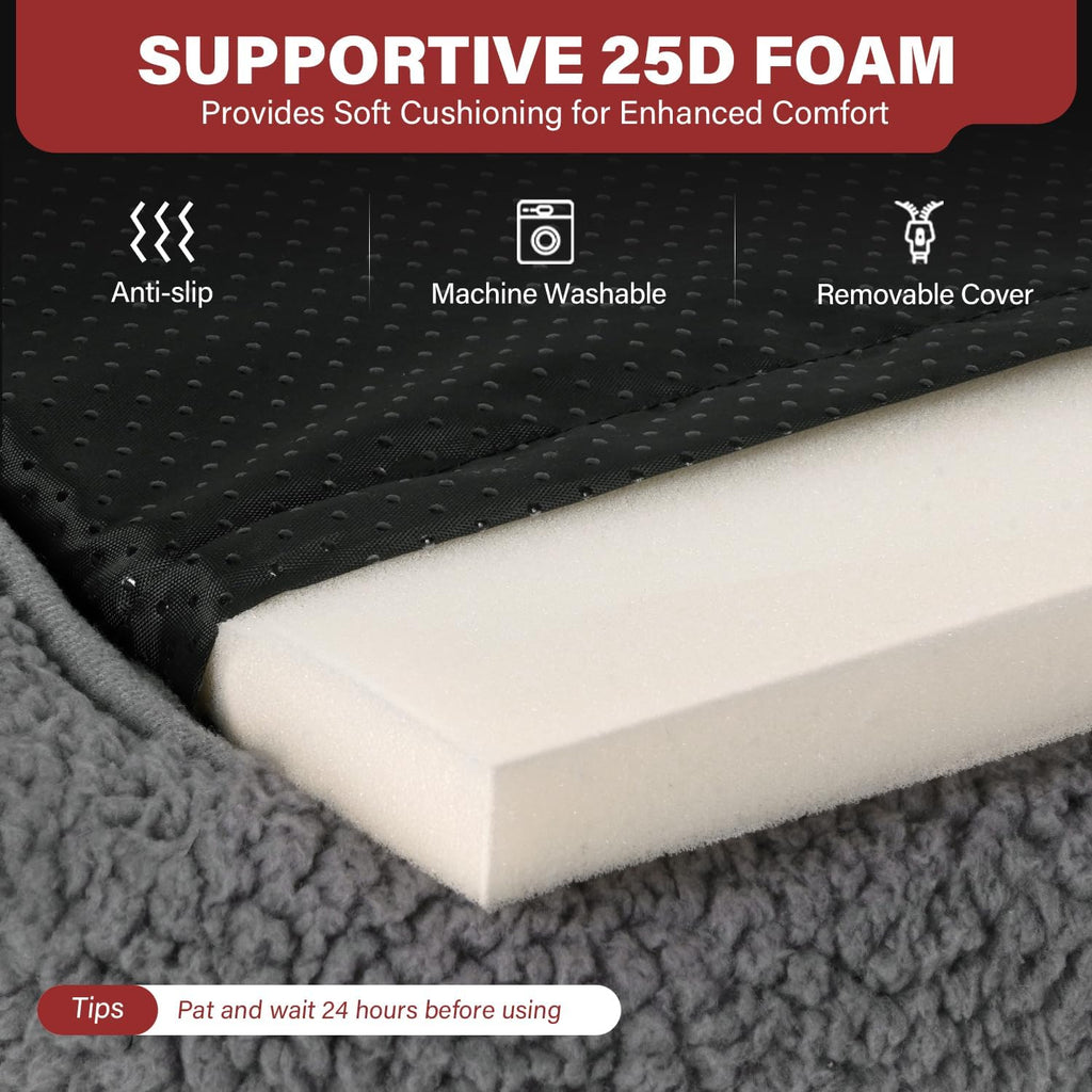 Mora Pets thermal cat mat with raised bolster and foam fill